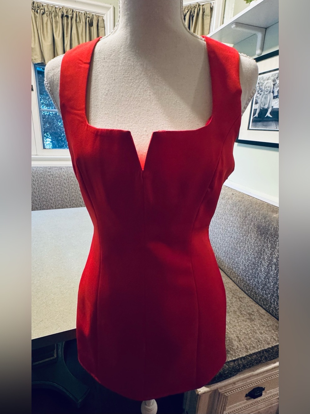 Endless Rose Red Open Back Cutout Mini Dress Small